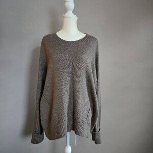 Express Taupe Knit Sweater